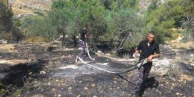 الدفاع المدني يسيطر على حريق في ترقوميا