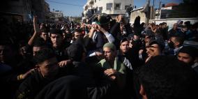 تشيع جثمان الشهيد نافع السعدي في مخيم جنين