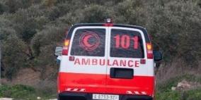 قلقيلية: اصابة اب وثلاثة من ابنائه في حادث سير ذاتي