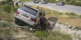 5 اصابات بحادث سير في رام الله