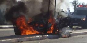 اصابة مواطنين في حادث سير بالقطاع