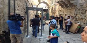 الاحتلال يضع بوابات إليكترونية عند بوابات القدس القديمة