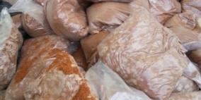 رام الله: اتلاف بهارات ولحوم غير صالحة للاستهلاك الآدمي