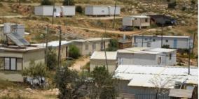 مستوطنون ينصبون بيوتا متنقلة شرق بيت لحم