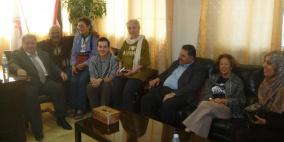 رئيس بلدية طولكرم يلتقي وفدا من شبكة التوأمة والصداقة البريطانية الفلسطينية