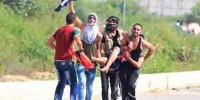 حوالي 81 إصابة في مواجهات شمالي قطاع غزة اليوم