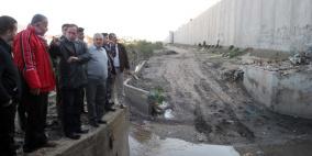 قلقيلية: المحافظ ولجنة الطوارئ  العليا يتفقدون مناطق متعددة من المحافظة