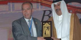 بلدية الخليل تحصد الجائزة الاولى في مؤتمر منظمة المدن العربية السادس عشر في الدوحة