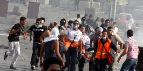 اصابة اربعة مواطنين بينهم طفلان في مواجهات على حاجز قلنديا