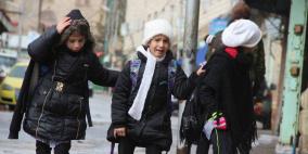 الامطار تغرق البلدة القديمة في الخليل