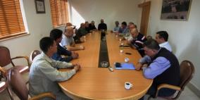 وفد تضامني من وجهاء صور باهر يزور شركة "كهرباء القدس"