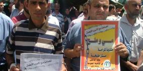 نابلس: وقفه تضامنية مع الأسرى المضربين عن الطعام لليوم الـ55 على التوالي