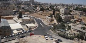 بعد 30 عاما الشارع العرضي الاول في مركز مدينة الخليل