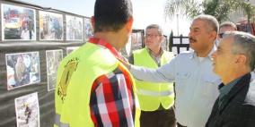 اطفائية بلدية نابلس وجامعة النجاح الوطنية تحتفلان باليوم العالمي للسلامة العامّة