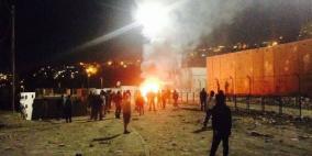 إندلاع مواجهات عنيفة في مخيم شعفاط