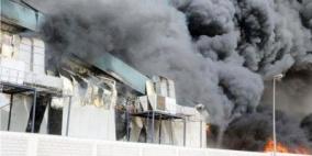 إصابة رجل إطفاء أثناء السيطرة على حريق في الخضر