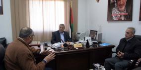 قلقيلية: المحافظ يناقش مع الهيدرولوجيين تنفيذ مشاريع تتعلق بقطاع المياه واستصلاح الأراضي
