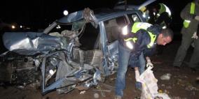 خمس إصابات إحداها خطيرة في حادث مروع بين حافلة نقل وسيارة خصوصية