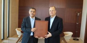 البنك الاسلامي العربي يلتقي الدكتور محمد مصطفى رئيس صندوق الاستثمار الفلسطيني