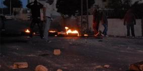 اصابات بالاختناق في مواجهات مع الاحتلال في يعبد