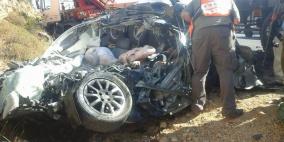 إصابة أربعة مواطنين في حادث سير جنوب جنين