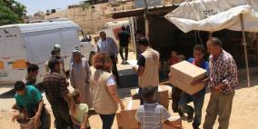 مركز معا يدعم مناطق الاغوار بطرود غذائية