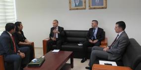 السفير جرادات يستقبل رئيسة المركز الدولي للدبلوماسية المغربي