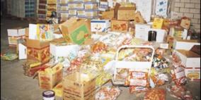 ضبط 100 كيلو غرام من المواد الغذائية الفاسدة في الخليل