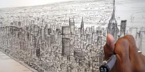 مركز جبل النجمة للتأهيل يعرض رسوومات وانتاجات نزلائه في جامعة بيرزيت