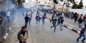 إصابات بالاختناق في مواجهات مع الاحتلال شرق بيت لحم
