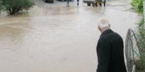 غرق 10منازل وتدمير دفيئات وبيوت بلاستيكية في كفردان بمحافظة جنين