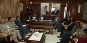 الشكعة يستقبل وفدا أردنيا رفيع المستوى