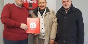 شركة المشروبات الوطنية تساهم في تجهيز ملعب نادي بيتونيا لكرة القدم