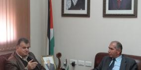الدكتور الزعتري يلتقى امين عام اتحاد العمال و يؤكد على دعمه لحققوهم
