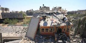 تدمير منزل السمري وسط قطاع غزة