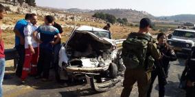 الخليل: مصرع مواطنين في حادث سير مع مركبة اسرائيلية