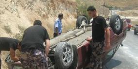 أربع إصابات في حادث سير بالخليل
