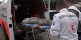 3 اصابات في حادث سير على طريق وادي النار