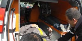 إصابة 7 مواطنين بينهم طفلين بحادث سير في نابلس