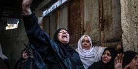 تشييع جثماني الشهيدين ابو خوصة في غزة