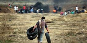 6 اصابات احداها حرجة في مواجهات بالقطاع