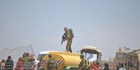 الاحتلال يصادر صهريجا للمياه يزود عشرات العائلات في المالح