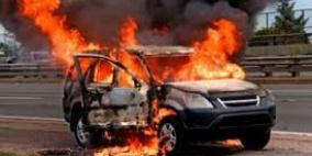 مستوطنون يحرقون سيارتين في مجدل بني فاضل جنوب نابلس