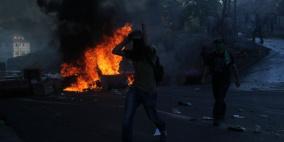 إصابتان بالرصاص الحي خلال مواجهات بمدينة نابلس