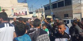 بالصور.. وقفة تضامنية مع أربعة أسرى في صور باهر