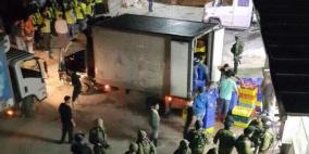 تعتاش منه 80 عائلة..هدم مسلخ للدواجن وكراج شرق رام الله