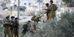 إصابة مواطنين برصاص الاحتلال جنوب نابلس