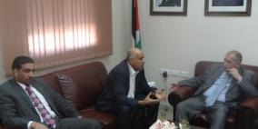 الزعتري يبحث مع اللواء الرجوب دعم القطاع الشبابي و الرياضي في المحافظة