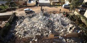 قوات الاحتلال تهدم منزل الشهيد مهند الحلبي في قرية سردا شمال رام الله