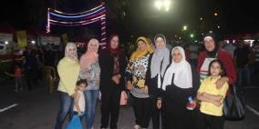 افتتاح البازار الخيري في مدينة قلقيلية